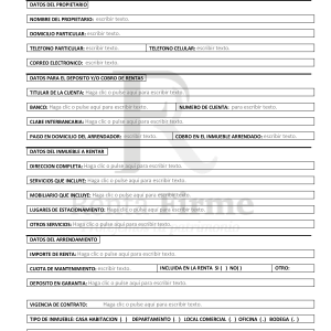 formato legal juridico de protección